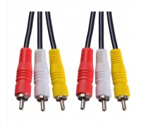 PERFEO КАБЕЛЬ 3RCA(M)-3RCA(M) 1.5 метра R3103