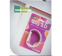 ФЛЭШ-КАРТА MORE CHOICE  32GB MF32ARM БЕЛАЯ БРАСЛЕТ USB 2.0