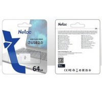 ФЛЭШ-КАРТА NETAC  64GB U116 БЕЛАЯ МИНИ С КОЛПАЧКОМ USB 2.0