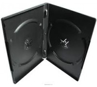 DVD-BOX 9ММ SLIM ДВОЙНОЙ ЧЕРНЫЙ ИМПОРТ (100)