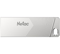 ФЛЭШ-КАРТА NETAC  128GB UM1 USB 3.2 МЕТАЛЛ БЕЛЫЙ/СЕРЕБРО