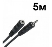 PERFEO КАБЕЛЬ Jack 3.5(M) - Jack 3.5(F) 5.0 м.(20)№359 J2203