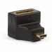 SMART BUY АДАПТЕР microHDMI-HDMI M/F УГЛОВОЙ РАЗЪЕМ (A118)
