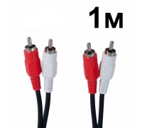 PERFEO КАБЕЛЬ 2RCA(M)-2RCA(M) 1.0 метр R3001 (30)