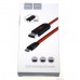 HOCO КАБЕЛЬ USB-TYPE-C U29 КРАСНЫЙ 1.0м LED DISPLAYED