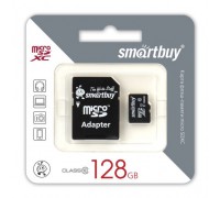 SMART BUY  128GB MICRO SDXC CLASS 10 UHS-I + SD АДАПТЕР