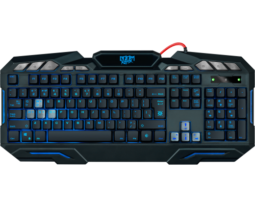 DEFENDER КЛАВИАТУРА ИГРОВАЯ GK-100DL DOOM KEEPER С ПОДСВЕТК.