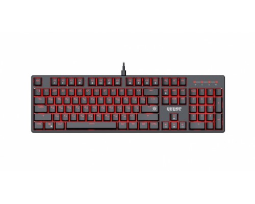 DEFENDER КЛАВИАТУРА ИГРОВАЯ QUEST GK-596 RU МЕХАНИЧЕСКАЯ
