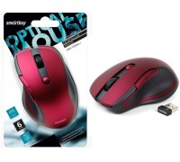 SMART BUY МЫШЬ БЕСПРОВОДНАЯ 508AG-I БОРДО USB
