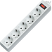 DEFENDER ES 5 розеток, 5м БЕЛЫЙ